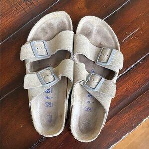 Birkenstock Tan Sandals with Adjustable Straps